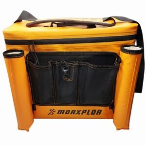 MorXplor Waterproof Soft Cooler Bag Orange – Insulated Leakproof Fishing Gear